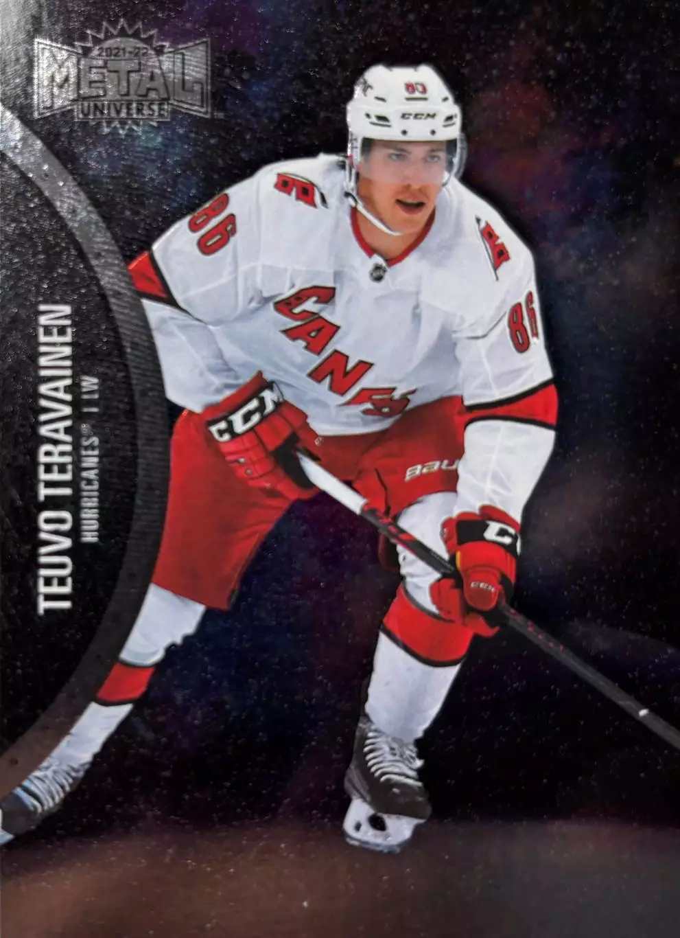 Карточка Teuvo Teravainen-Теуво Терявяйнен Carolina Hurricanes-Каролина НХЛ/NHL