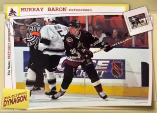 Хоккей Карточка Murray Baron-Мюррей Бэрон Phoenix Coyotes-Финикс Койотис НХЛ/NHL
