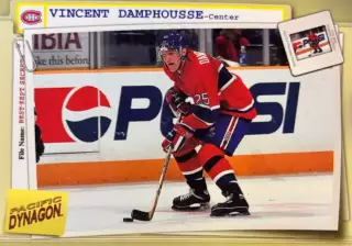 Карточка Vincent Damphousse-Венсан Дамфусc Montreal Canadiens-Монреаль НХЛ/NHL