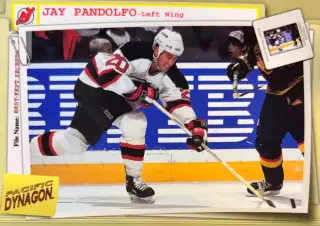 Карточка Jay Pandolfo-Джей Пандолфо New Jersey Devils/Нью-Джерси Девилз НХЛ/NHL