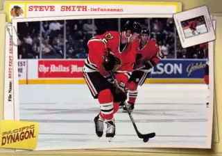 Хоккей Карточка Steve Smith-Стив Смит Chicago Blackhawks-Чикаго Блэкхокс НХЛ/NHL