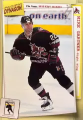 Хоккей Карточка Mike Gartner-Майк Гартнер Phoenix Coyotes-Финикс Койотис НХЛ-NHL