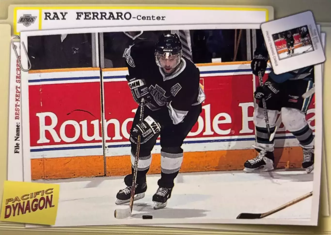 Хоккей. Карточка Ray Ferraro-Рэй Ферраро Los Angeles Kings/Лос-Анджелес НХЛ/NHL