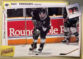 Хоккей. Карточка Ray Ferraro-Рэй Ферраро Los Angeles Kings/Лос-Анджелес НХЛ/NHL