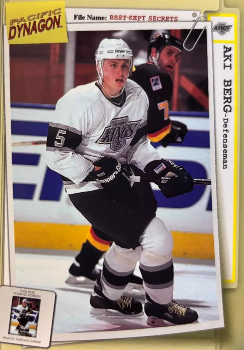 Карточка Petteri Berg/Аки-Петтери Берг Los Angeles Kings / Лос-Анджелес НХЛ/NHL