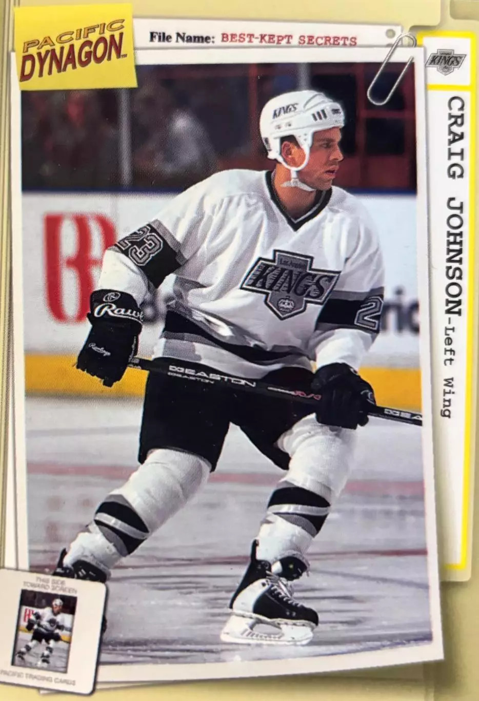 Карточка Craig Johnson - Крэйг Джонсон Los Angeles Kings / Лос-Анджелес НХЛ/NHL