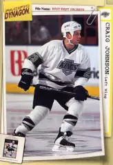 Карточка Craig Johnson - Крэйг Джонсон Los Angeles Kings / Лос-Анджелес НХЛ/NHL