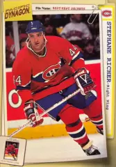 Хоккей. Карточка Stephane Richer-Стефан Рише Montreal Canadiens-Монреаль НХЛ-NHL