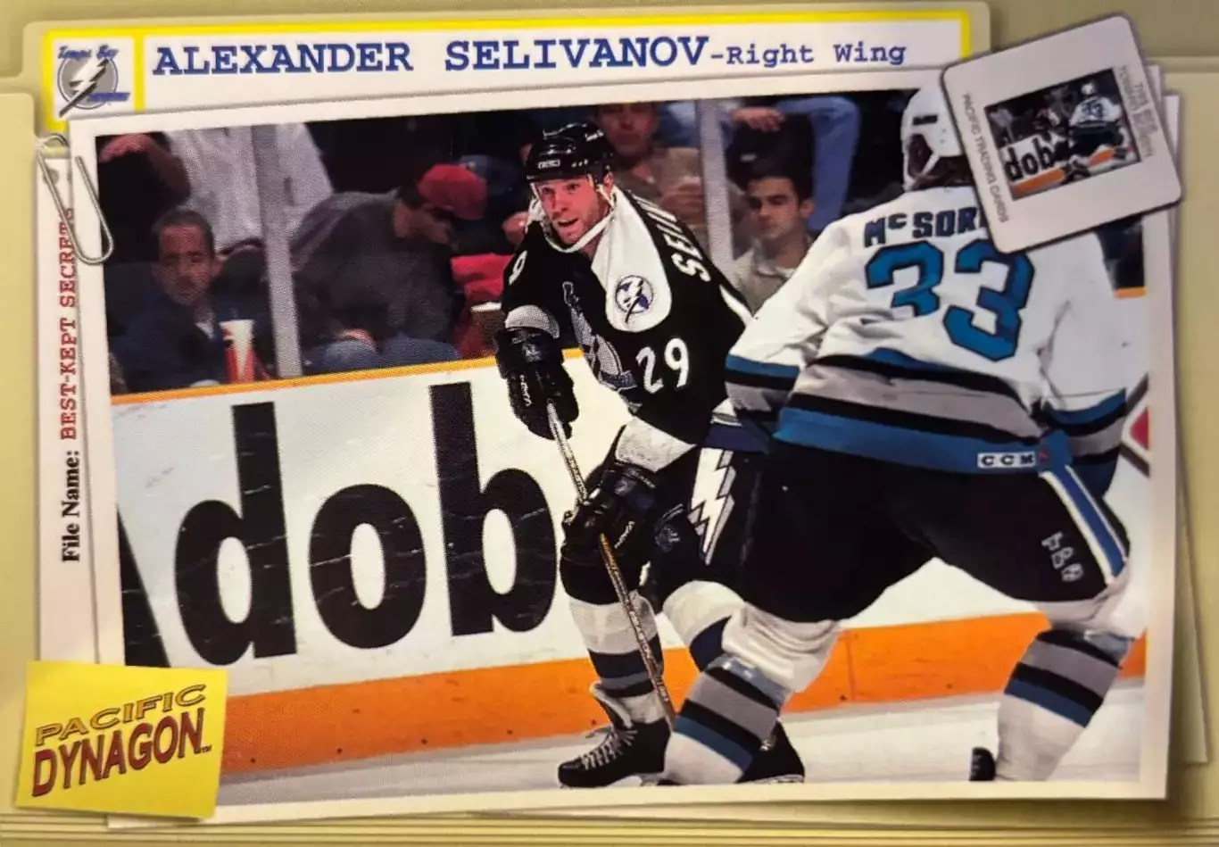 Хоккей. Карточка Александр Селиванов Tampa Bay Lightning, Спартак Москва НХЛ/NHL