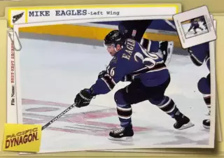 Хоккей. Карточка Mike Eagles - Майкл Иглс Washington Capitals-Вашингтон НХЛ/NHL