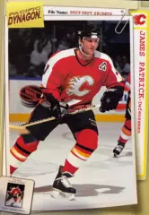 Хоккей. Карточка James Patrick - Джеймс Патрик Calgary Flames - Калгари НХЛ/NHL