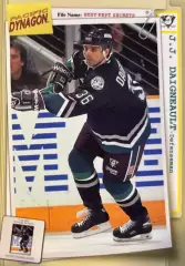 Хоккей. Карточка Daigneault/Жан-Жак Дайно Anaheim Mighty Ducks-Анахайм НХЛ/NHL