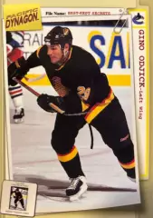 Карточка Gino Odjick - Джино Оджик Vancouver Canucks - Ванкувер Кэнакс НХЛ/NHL