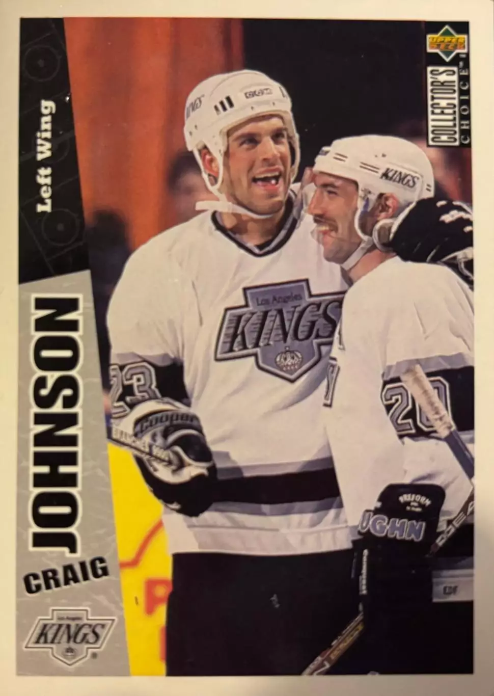 Карточка Craig Johnson - Крэйг Джонсон Los Angeles Kings / Лос-Анджелес НХЛ/NHL
