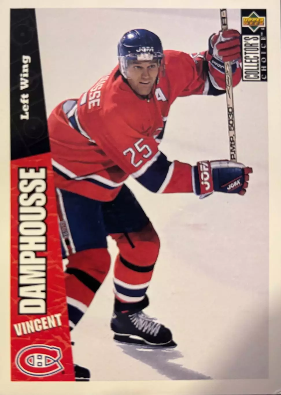 Карточка Vincent Damphousse-Венсан Дамфусc Montreal Canadiens-Монреаль НХЛ-NHL