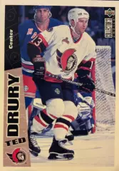 Хоккей. Карточка Ted Drury - Тед Друри Ottawa Senators - Оттава Сенаторз НХЛ/NHL