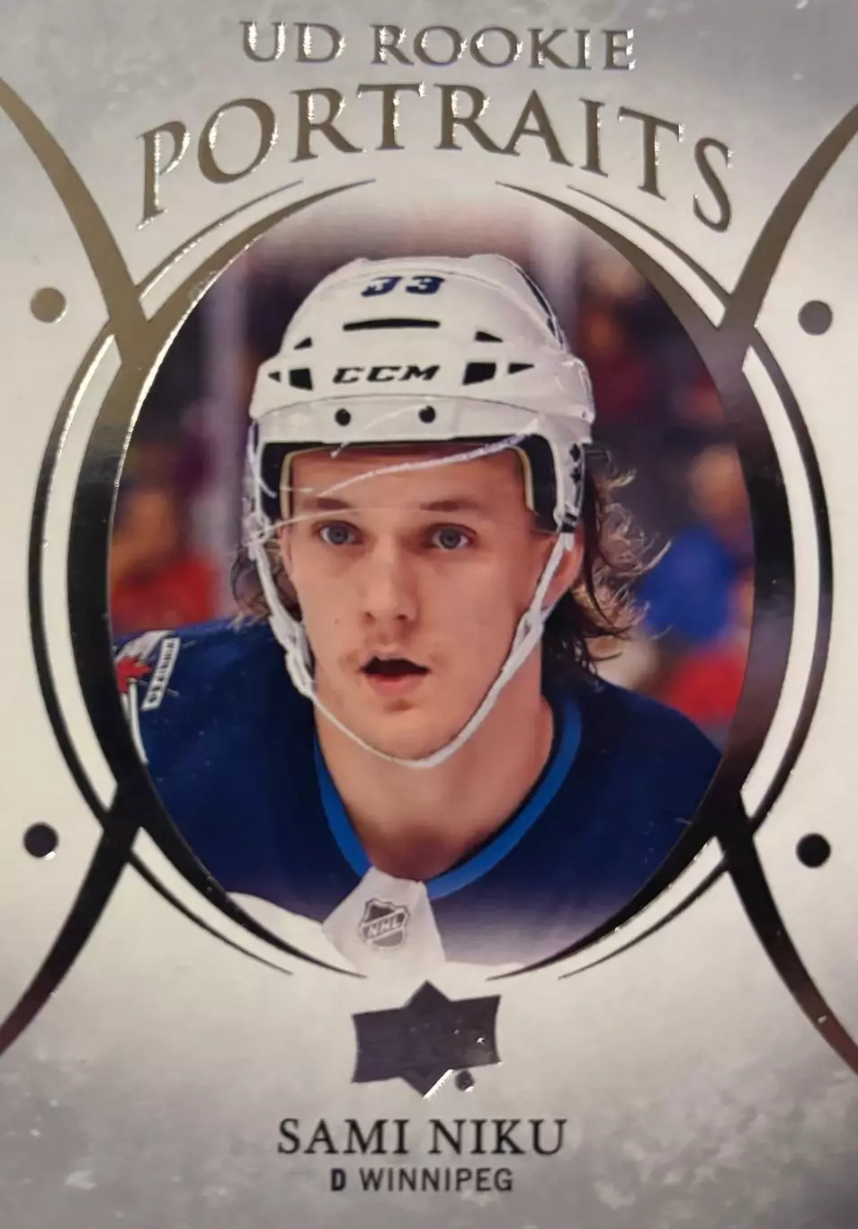 Хоккей Карточка Sami Niku/Сами Нику Winnipeg Jets-Виннипег Джетс НХЛ/NHL 2018-19