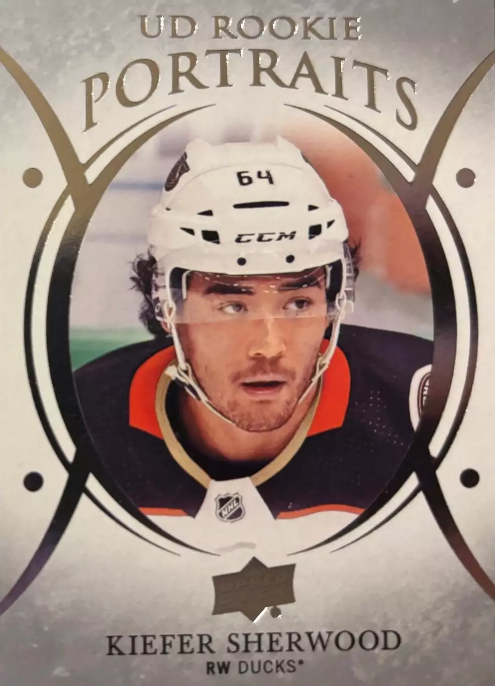 Хоккей Карточка Kiefer Sherwood-Кифер Шервуд Anaheim Ducks- Анахайм Дакс НХЛ/NHL