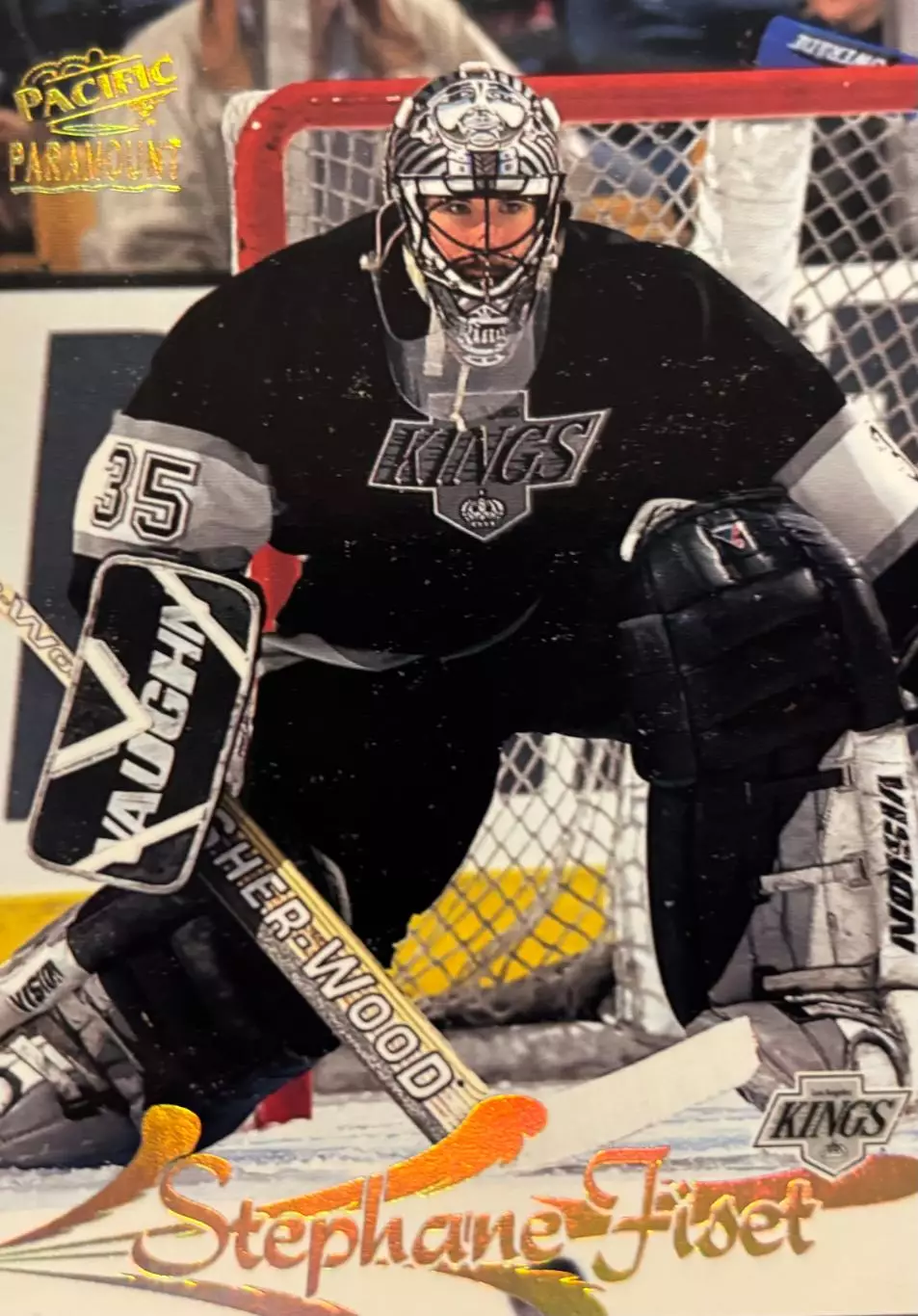 Карточка Stephane Fiset-Стефан Фисе Los Angeles Kings/Лос-Анджелес Кингз NHL/НХЛ