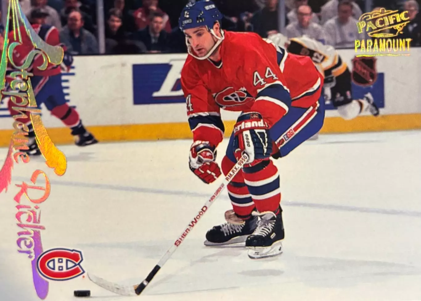 Хоккей. Карточка Stephane Richer-Стефан Рише Montreal Canadiens-Монреаль НХЛ NHL