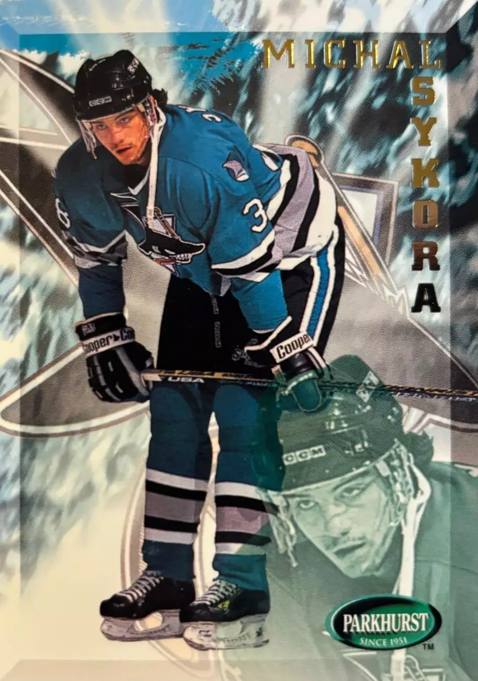Хоккей. Карточка Michal Sykora - Михал Сикора San Jose Sharks / Сан-Хосе НХЛ/NHL