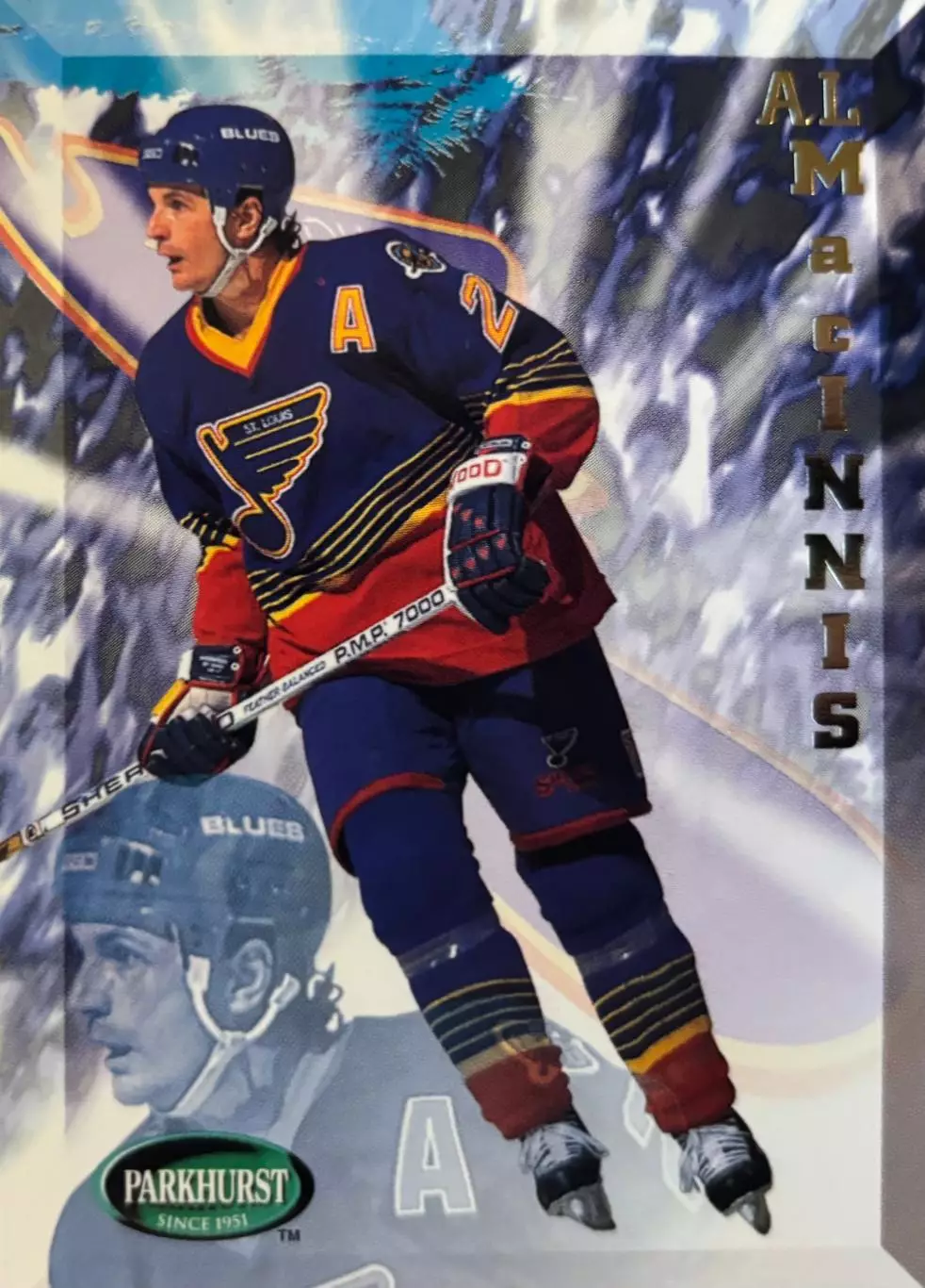 Хоккей. Карточка Al MacInnis - Эл Макиннис St. Louis Blues / Сент-Луис НХЛ NHL