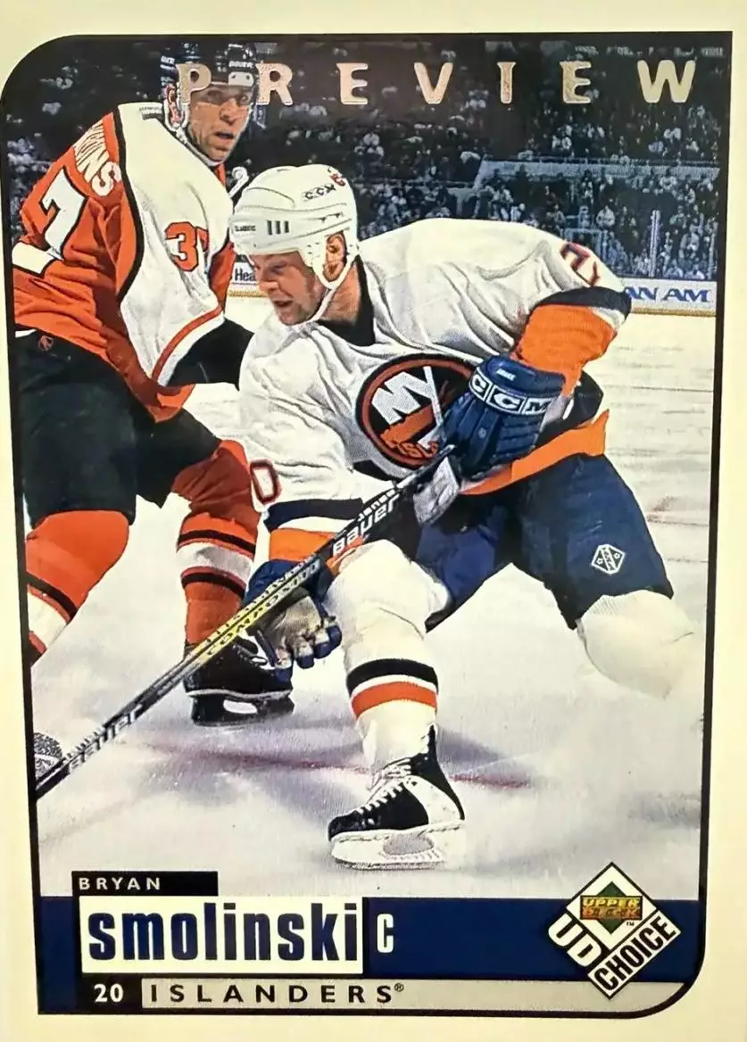 Карточка Bryan Smolinski - Брайан Смолински New York Islanders-Айлендерс НХЛ/NHL