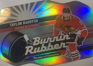 Хоккей. Карточка Taylor Raddysh-Тэйлор Рэддиш Chicago Blackhawks-Чикаго НХЛ-NHL