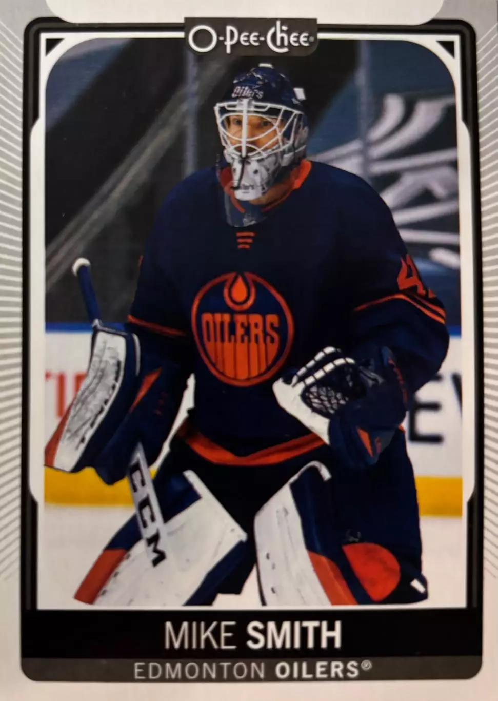 Хоккей. Карточка Mike Smith-Майк Смит Edmonton Oilers - Эдмонтон Ойлерз НХЛ-NHL