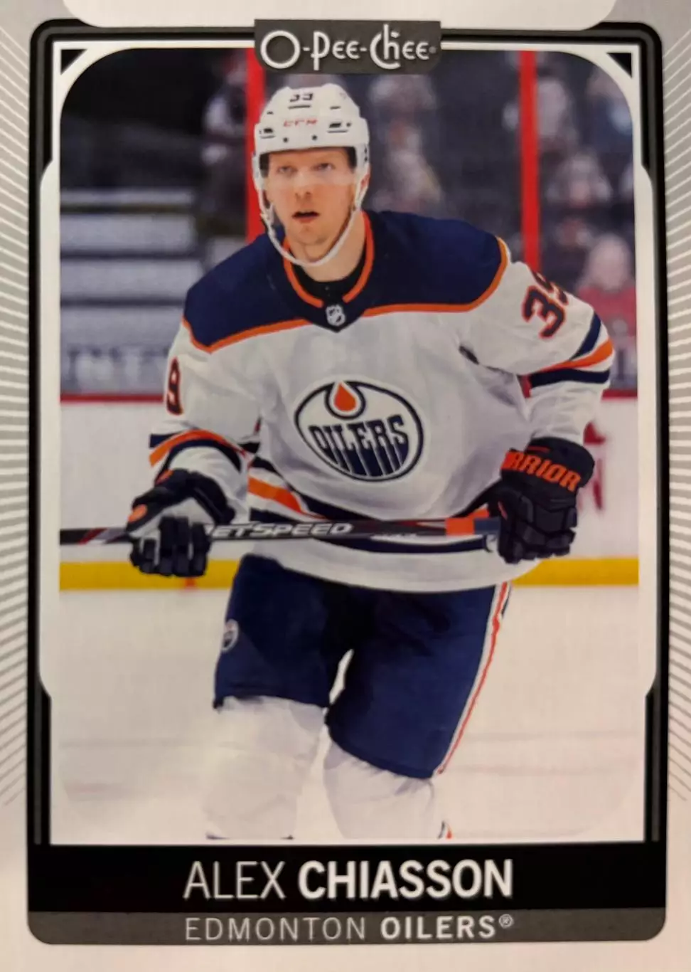 Карточка Alex Chiasson - Алекс Чейссон Edmonton Oilers - Эдмонтон Ойлерз НХЛ/NHL