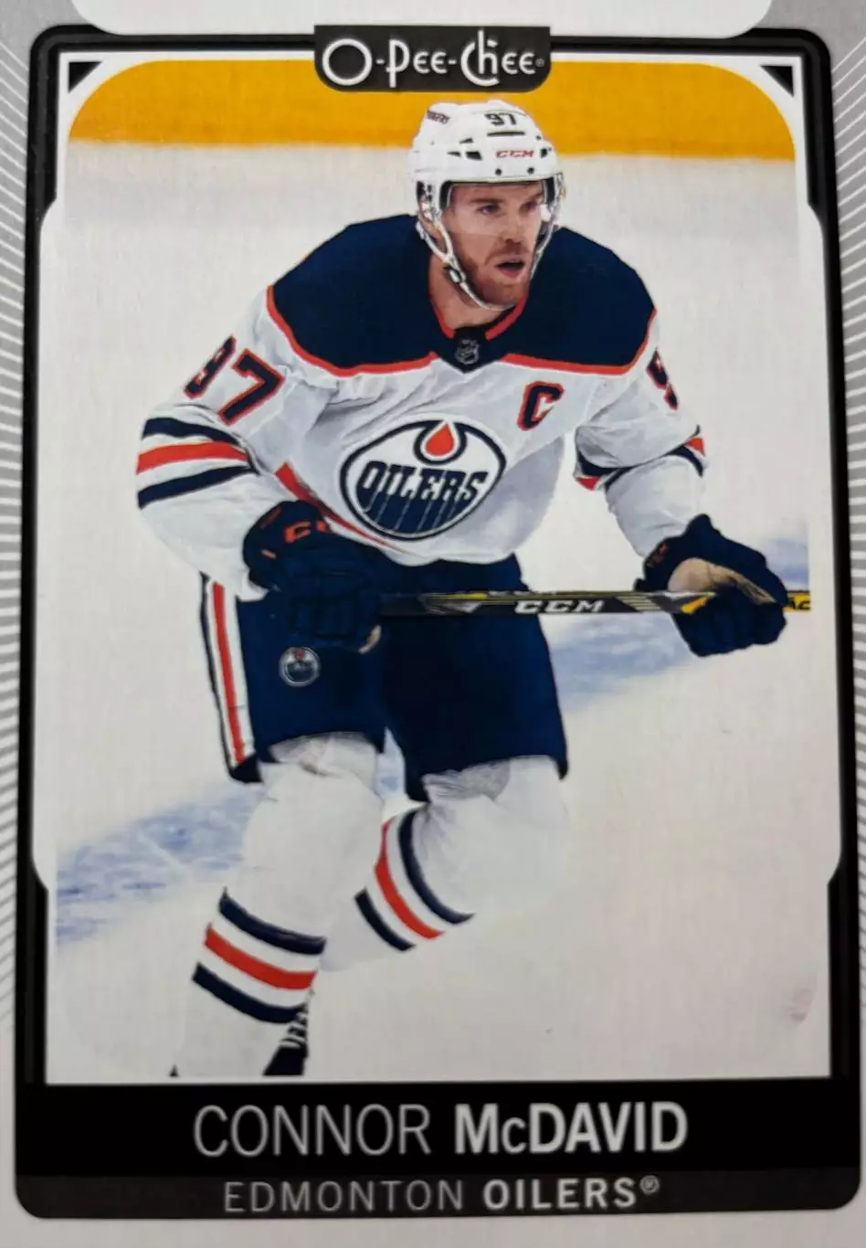 Хоккей. Карточка Connor McDavid/Коннор Макдэвид Edmonton Oilers/Эдмонтон НХЛ/NHL