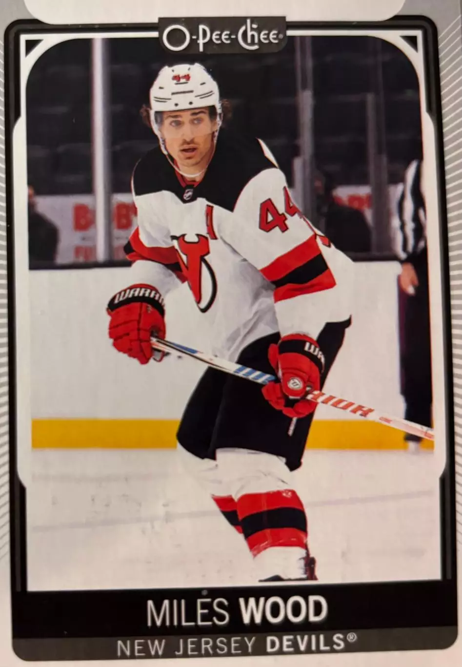 Хоккей Карточка Miles Wood-Майлс Вуд New Jersey Devils/Нью-Джерси Девилз НХЛ/NHL