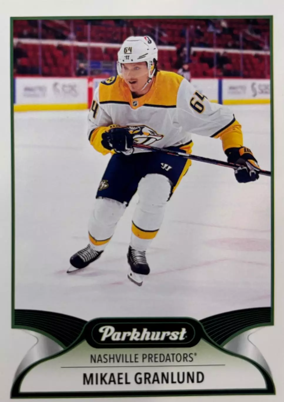 Карточка Mikael Granlund-Микаэль Гранлунд Nashville Predators - Нэшвилл НХЛ/NHL