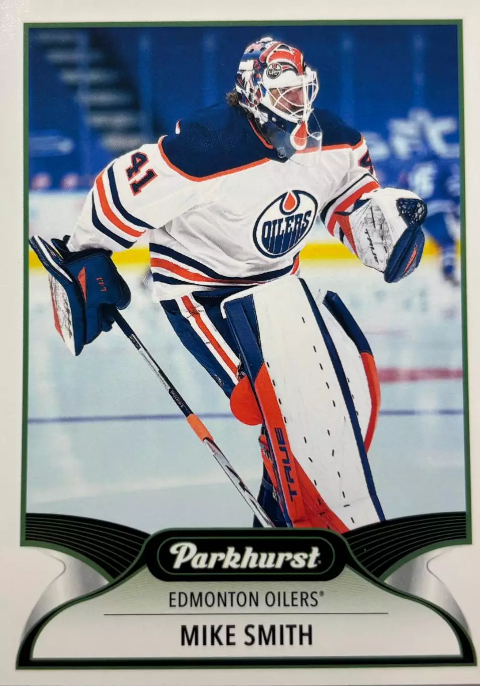 Хоккей. Карточка Mike Smith-Майк Смит Edmonton Oilers - Эдмонтон Ойлерз НХЛ-NHL