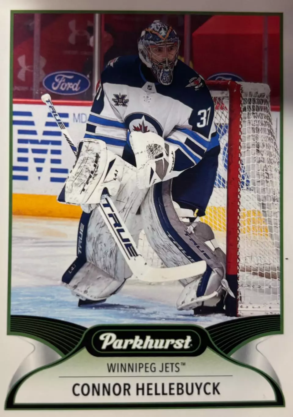 Карточка Connor Hellebuyck/Коннор Хеллебак Winnipeg Jets/Виннипег Джетс НХЛ/NHL