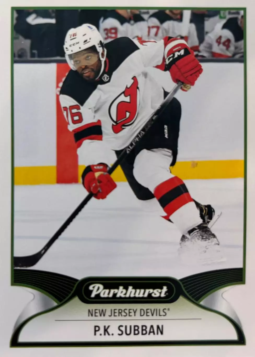 Карточка P. K. Subban/Пи-Кей Суббан New Jersey Devils/Нью-Джерси Девилз НХЛ-NHL