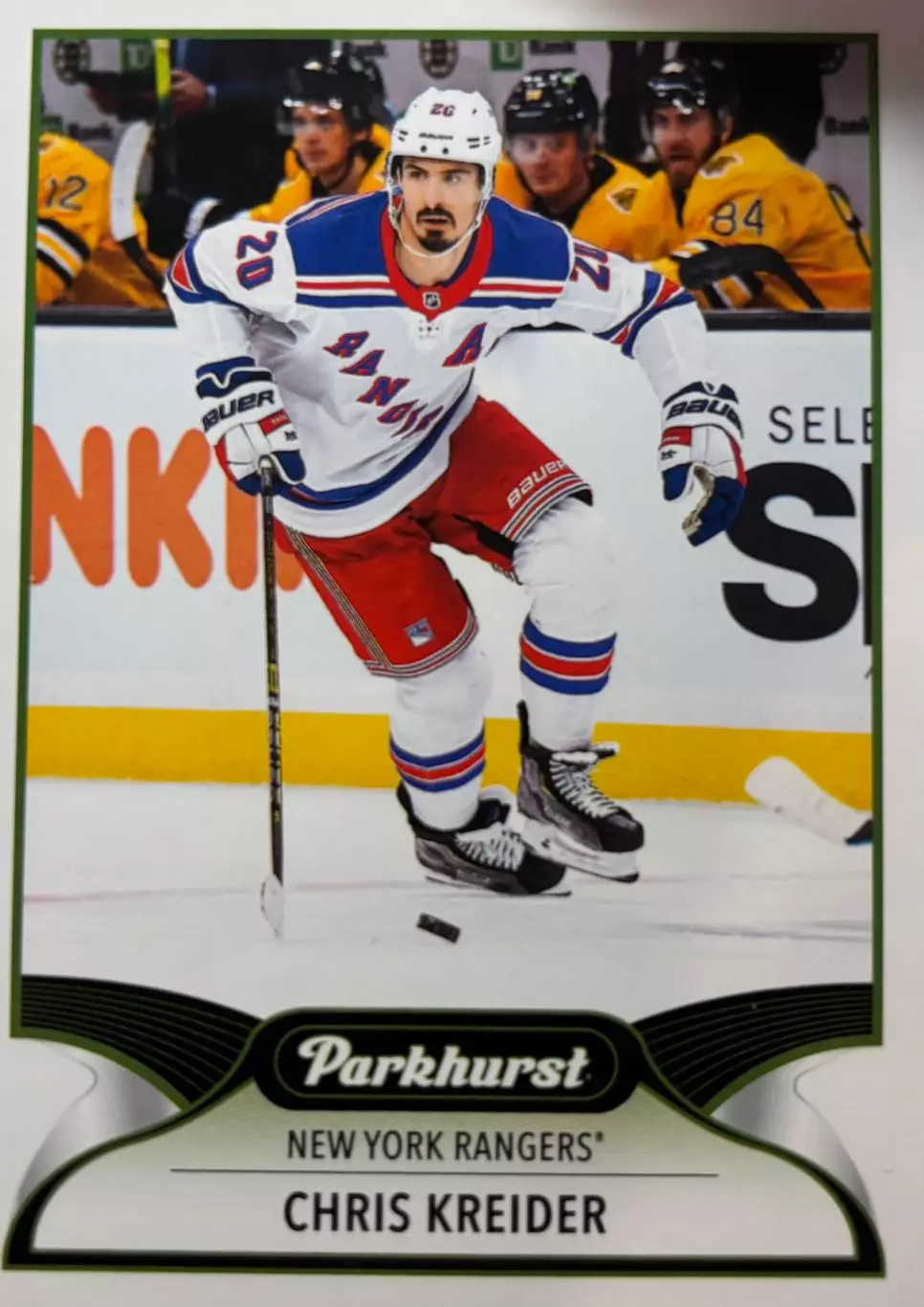 Хоккей. Карточка Chris Kreider-Крис Крайдер New York Rangers-Рейнджерс НХЛ NHL
