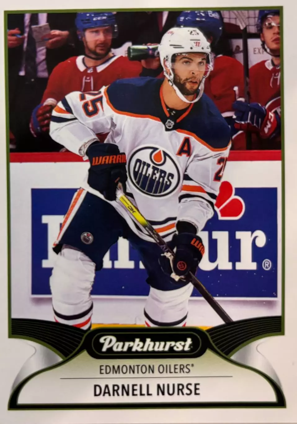 Хоккей. Карточка Darnell Nurse - Дарнелл Нерс Edmonton Oilers - Эдмонтон НХЛ NHL