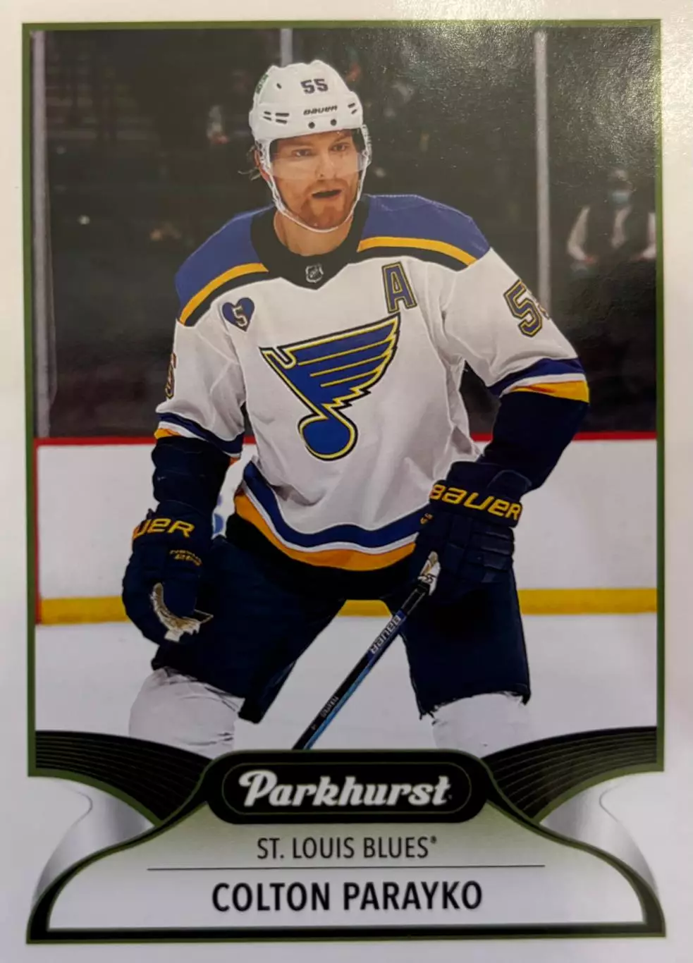 Хоккей. Карточка Colton Parayko-Колтон Парайко St. Louis Blues/Сент-Луис НХЛ-NHL