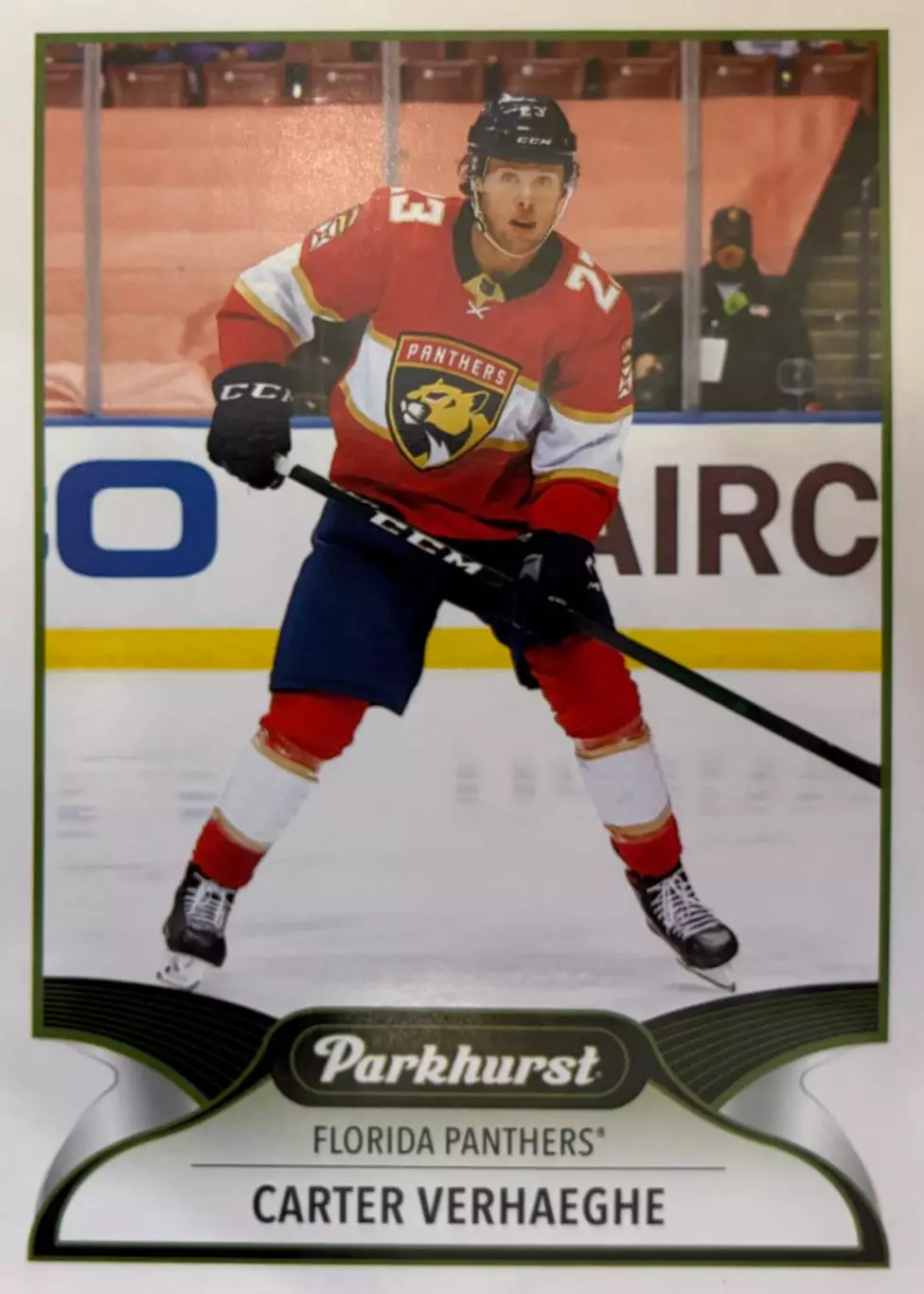 Хоккей Карточка Carter Verhaeghe-Картер Верхэге Florida Panthers-Флорида НХЛ-NHL