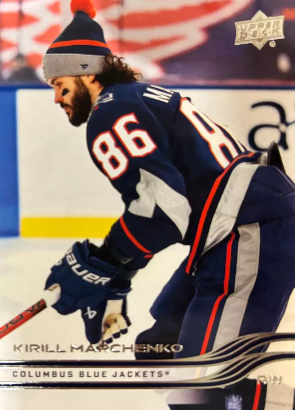 Карточка Кирилл Марченко Columbus Blue Jackets/Коламбус, СКА, Сочи КХЛ/NHL/НХЛ