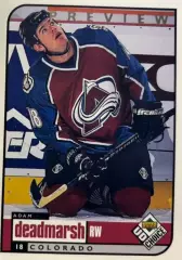 Хоккей. Карточка Adam Deadmarsh-Адам Дэдмарш Colorado Avalanche-Колорадо НХЛ/NHL