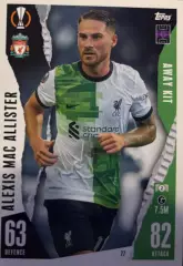 Футбол. Карточка Алексис Мак Аллистер Ливерпуль Лига Европы 2023/24 TOPPS