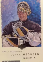 Хоккей Карточка Johan Hedberg-Юхан Хедберг Pittsburgh Penguins-Питтсбург НХЛ/NHL