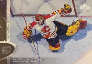 Хоккей. Карточка Trevor Kidd-Тревор Кидд Calgary Flames - Калгари Флэймз НХЛ-NHL
