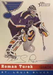 Хоккей. Карточка Roman Turek-Роман Турек St. Louis Blues/Сент-Луис Блюз НХЛ-NHL