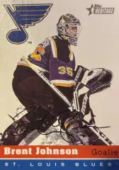 Хоккей. Карточка Brent Johnson-Брент Джонсон St. Louis Blues / Сент-Луис НХЛ-NHL