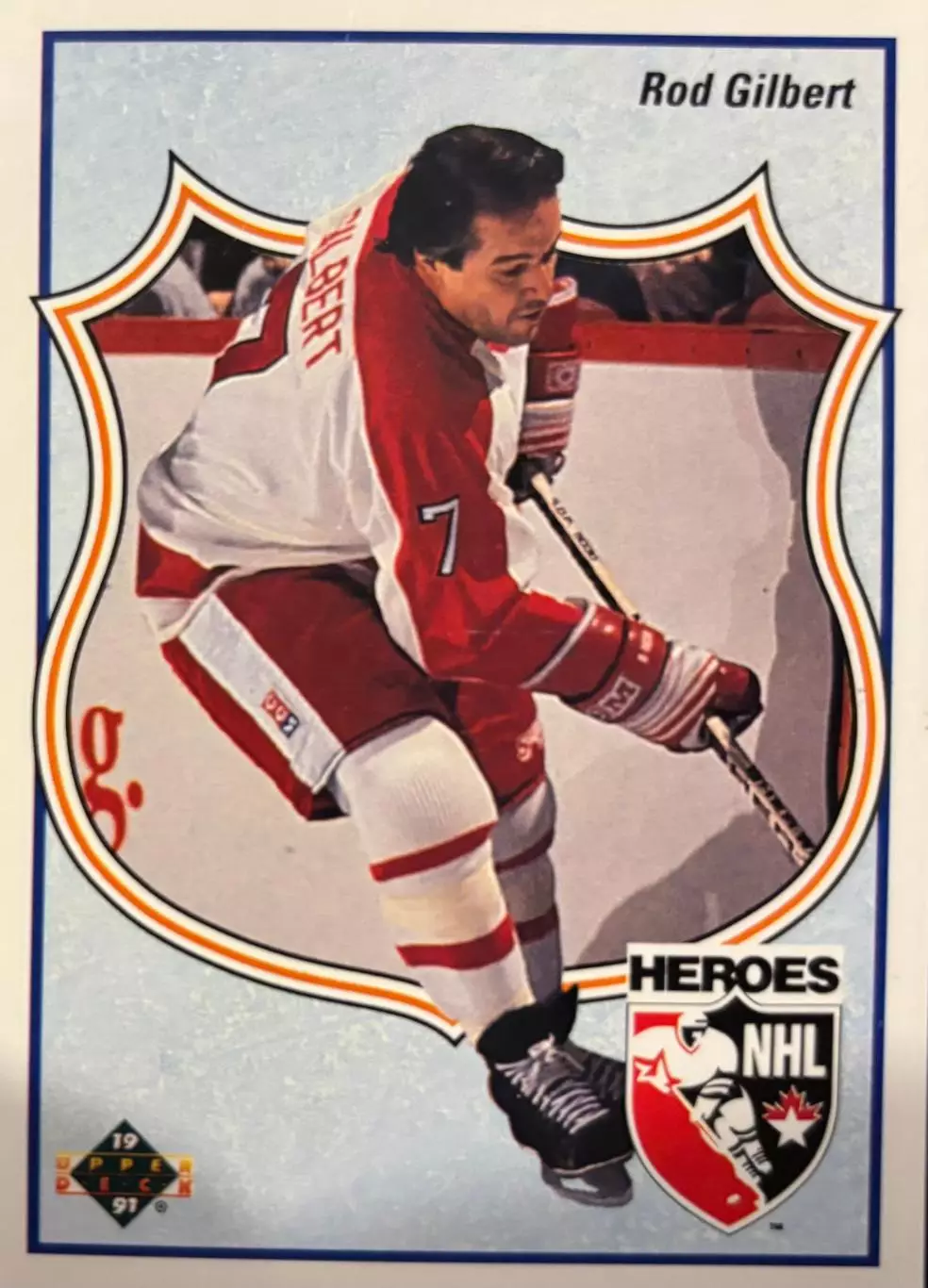 Карточка Rod Gilbert - Род Жильбер New York Rangers / Нью-Йорк Рейнджерс НХЛ/NHL