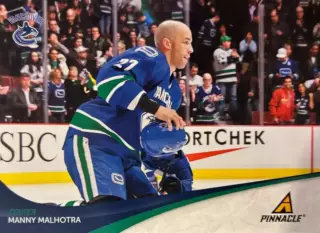 Хоккей Карточка Manny Malhotra-Мэнни Малхотра Vancouver Canucks-Ванкувер НХЛ/NHL