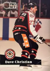 Хоккей. Карточка Dave Christian-Дэйв Кристиан Chicago Blackhawks-Чикаго НХЛ/NHL